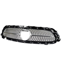 Silver Diamond Front Grille Grill For Mercedes-Benz E W213 Sedan 2021-2023 (AMG Sport Line & Avantgarde)