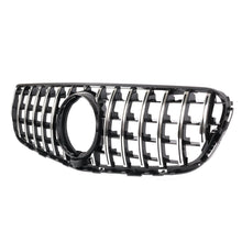 Chrome Front Bumper Grill Grille For 16-19 Mercedes Benz W253 X253 GLC250 GLC300 GLC350