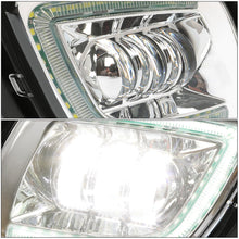LED Fog Lights Chrome Housing w/ LED Halo For Freightliner Cascadia 2008-2017