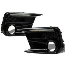 Switchback Sequential LED DRL Fog Light Cover Kit Bezel For Subaru WRX STI 2018-2021