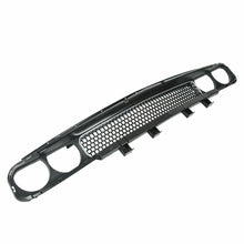 Front Bumper Grille Upper Grill Black w/ Chrome for Dodge Challenger 2008-2014