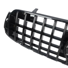 Glossy Black Front Bumper Grill Grille For Mercedes X253 GLC-CLASS Coupe 2020-2022
