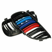M Color Dual Slats Kidney Grille For 2007-2010 BMW E92 E93 Coupe