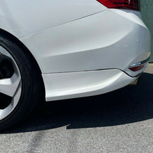 Rear Bumper Lip Side Canards Trim for 2016-2017 Honda Accord Sedan