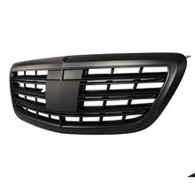 Matte Black Front Grill For Mercedes S-Class W222 Sedan 2014-2020