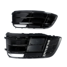 Gloss Black Front Fog Light Grill Cover Bezel Fits For Audi Q5 S-Line 2018-2020