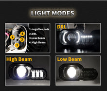 For F650GS/F700GS/F800GS/F800GS LED Headlight Assembly with Angel Eye DRL DOT