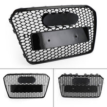 Honeycomb Front Grill Black For AUDI A5 B8.5 S5 8T 2013-2016