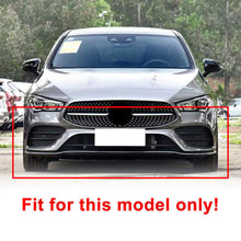 For 2020-2023 Mercedes CLA C118 AMG Sport Front Bumper Lip Splitter Canards Trim Glossy Black