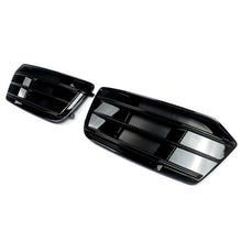 Gloss Black Front Fog Light Cover Grill For 2018-2020 AUDI Q5 NON-Sline Base Bumper