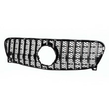 Chrome Front Mesh Grill For Mercedes X156 GLA GLA200 GLA250 GLA45 2014-2017 w/o Camera