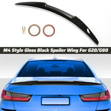 Gloss Black Rear Spoiler Wing for BMW 3-Series G20 m340i 330i 2019-2024
