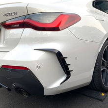 Glossy Black Rear Bumper Side Air Vent Trim For BMW 4-Series G22 G23 Coupe/Convertible M Sport 2021-2023