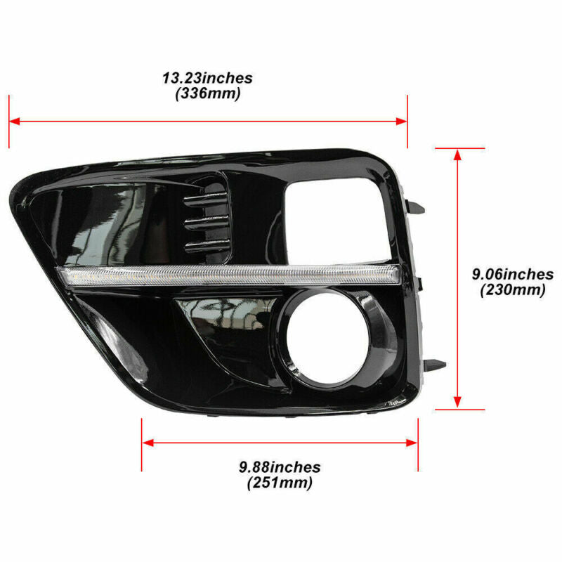 Subaru Impreza wrx sti ST V11 2015 2016 2017 front bumper DRL led cover Subaru Impreza wrx sti ST V11 2015 2016 2017 front bumper DRL led cover