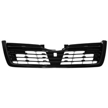 Glossy Black Front Upper Grille Grille & DRL Turn Signal Fog Lights for Subaru Forester 2019-2021