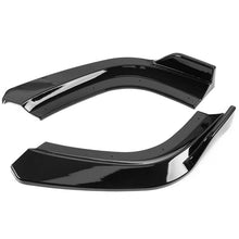 3pcs Gloss Black Front Splitter Lip For 2008-2014 Mercedes C-Class W204 AMG Bumper