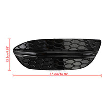 Front Fog Light Cover Grill For Mercedes C-Class W205 C250 C300 C350 Non-AMG 2015-2018
