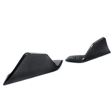 For 2020+ Toyota Supra A90 Carbon Fiber Look Rear Bumper Side Corner Aprons Spats
