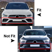 For 2020-2023 Mercedes CLA C118 AMG Sport Front Bumper Lip Splitter Canards Trim Glossy Black
