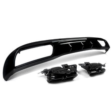 Rear Diffuser w/ Black Exhaust Tips for Mercedes Benz W205 Sedan C300 Base Sedan NON AMG
