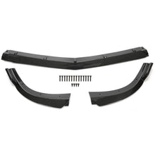 3pcs Carbon Look Front Splitter Lip For Mercedes W204 C250 C300 AMG Bumper 2012-2014