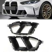 Carbon Fiber Front Bumper Air Vent Grille Cover For BMW G80 M3 G82 G83 M4 2021-2024