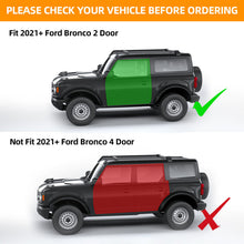 6.5" Running Board Side Step Nerf Bar For Ford Bronco 2-Door 2021-2024