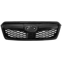 Gloss Black Upper Grille Honeycomb Grill Assembly For 2014-2018 Subaru Forester