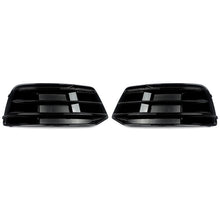 Gloss Black Front Fog Light Cover Grill For 2018-2020 AUDI Q5 NON-Sline Base Bumper