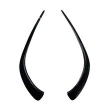 For 2020-2023 Mercedes CLA C118 AMG Sport Front Bumper Lip Splitter Canards Trim Glossy Black