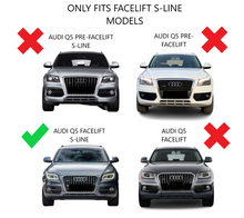 Front Fog Light Grille Cover Bezels for AUDI SQ5 Q5 S-Line 2013-2017