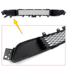 Front Lower Grille + Fog Light Cover Grill for Infiniti Q50 Base Bumper 2014-2017