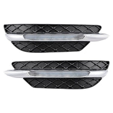 LED Daytime Running DRL Fog Light Grill for Mercedes C-Class W204 C300 Non-AMG 2012-2014