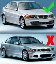 Matte Black Front Hood Grille For 1999-2002 BMW E46 Coupe