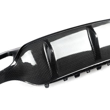 Carbon Look Diffuser w/ Black Tips for Mercedes W213 Sedan AMG 2017-2020