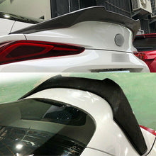 For 2020+ Toyora Supra A90 A91 Carbon Fiber Look Highkick Rear Trunk Spoiler Wing