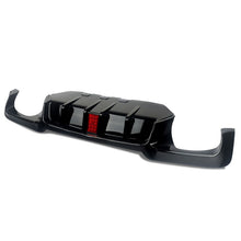 Gloss Black LED Light Rear Diffuser for BMW F10 Sedan 528i 530i M-Sport 2011-2016