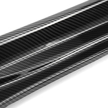 Carbon Fiber Look Rear Bumper Side Canards Aprons for Infiniti Q50 2014-2024 Rear Spats