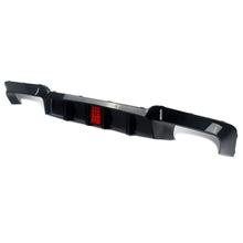 Gloss Black LED Light Rear Diffuser for BMW F10 Sedan 528i 530i M-Sport 2011-2016