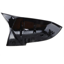 Glossy Black Rear Mirror Cover Caps Replacement For BMW F20 F21 F22 F30 F32 F36