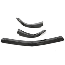 3pcs Carbon Look Front Splitter Lip For Mercedes W204 C250 C300 AMG Bumper 2012-2014