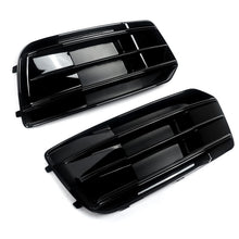 Gloss Black Front Fog Light Cover Grill For 2018-2020 AUDI Q5 NON-Sline Base Bumper