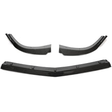 3pcs Carbon Look Front Splitter Lip For Mercedes W204 C250 C300 AMG Bumper 2012-2014