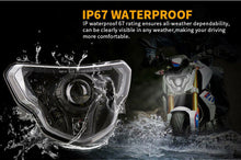 1PCS Motorcycle LED Front Headlight Assembly with Angel Eye Fit For G310GS/G310R