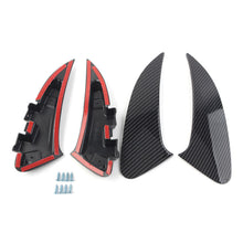 For 2020-2023 Mercedes CLA C118 AMG Bumper Carbon Fiber Look Rear Splitter Canard Air Vents