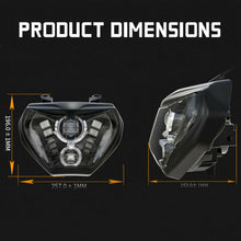 LED Headlight Assembly With DRL For Yamaha MT09 FZ09 2014-2016 MT07 2018 2019