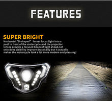 1PCS Motorcycle LED Front Headlight Assembly with Angel Eye Fit For G310GS/G310R