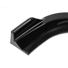 3pcs Gloss Black Front Splitter Lip For 2008-2014 Mercedes C-Class W204 AMG Bumper