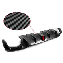 Carbon Style Rear Diffuser Exhaust Tips for Mercedes GLE W166 X166 GLE43 AMG 2015-2018