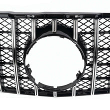 Chrome Front Mesh Grill For Mercedes X156 GLA GLA200 GLA250 GLA45 2014-2017 w/o Camera